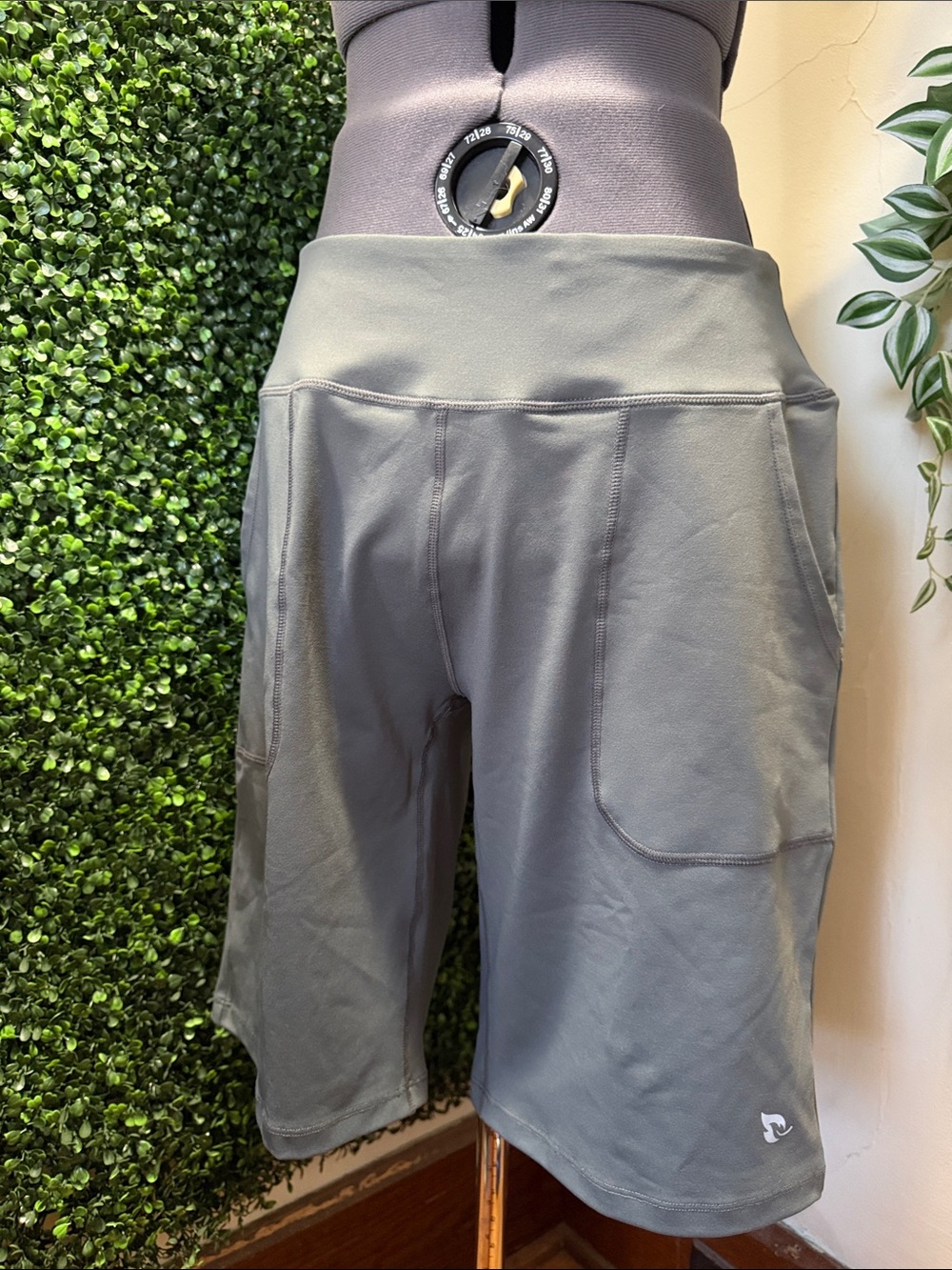 Baleaf Olive Gray Women's Bermuda Shorts with Pockets
